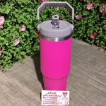 تراول ماگ استیل دوجداره دسته بالا 890cc