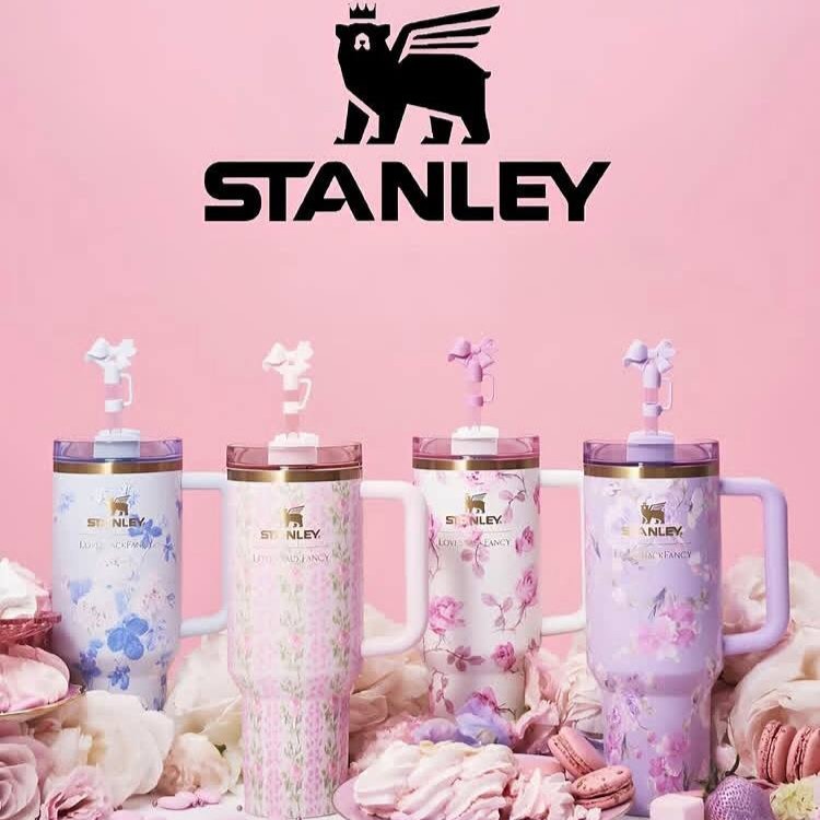 استنلی گلدار تراول ماگ استنلی اصلی مدل جعبه کادویی