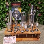 ست بار سرد 23 تکه استیل با استند چوبی